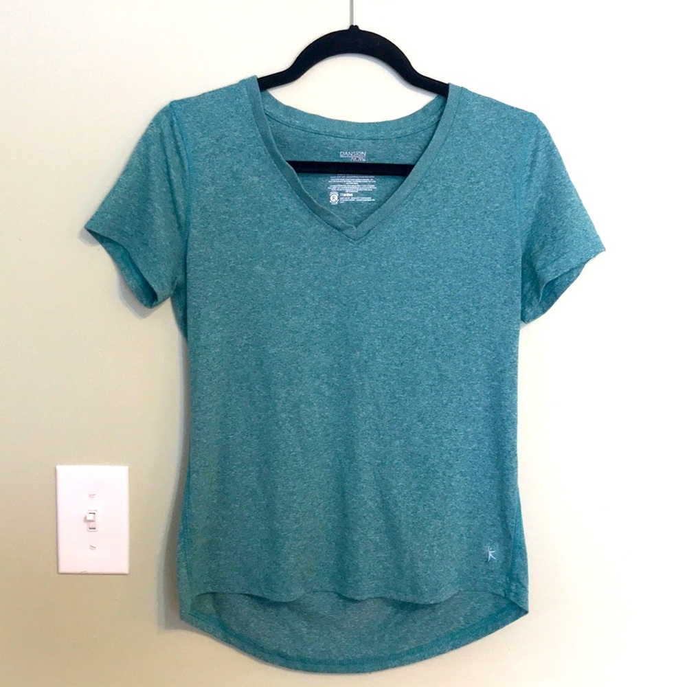 Dan skin blue workout shirt